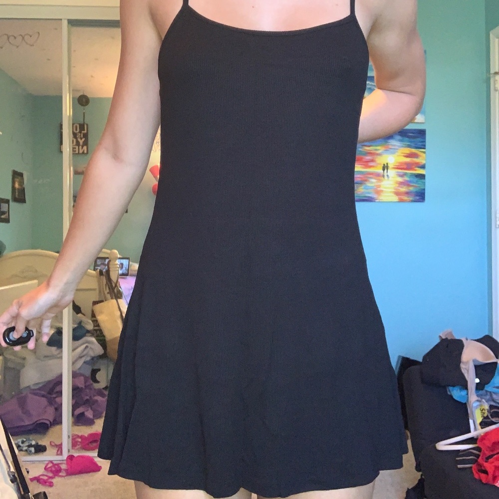 Full tilt black spaghetti strap adjustable dress M